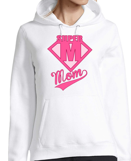 Sweat-shirt À Capuche Pour Femme super maman super maman