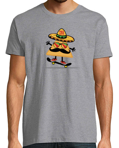 Image of funny taco skateboard mexican food