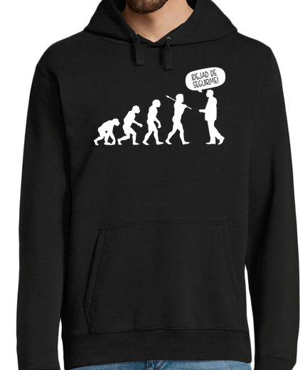 Sweat-shirt À Capuche Pour Homme évolution arrête de me suivre!