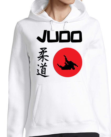 Sweat-shirt À Capuche Pour Femme Judo - Judoka - Fight