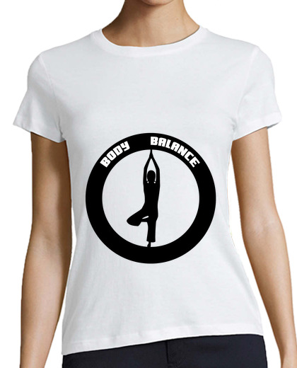 Image of body balance women's short manga t shirt