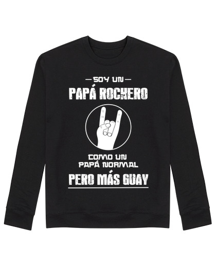 Sweat Unisexe papa rocker