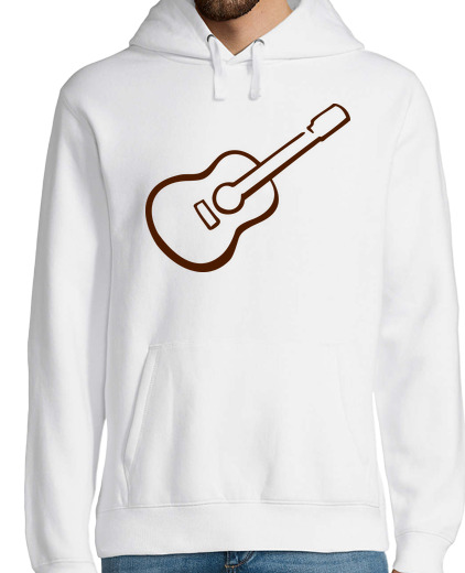 Sweat-shirt À Capuche Pour Homme guitare classique