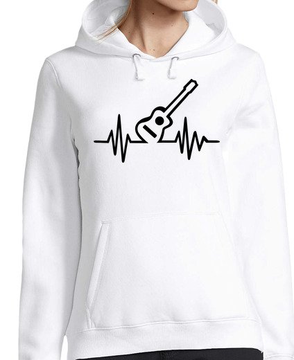 Sweat-shirt À Capuche Pour Femme fréquence de la guitare acoustique