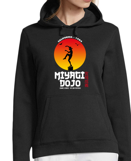 Sweat-shirt À Capuche Pour Femme Miyagi Dojo