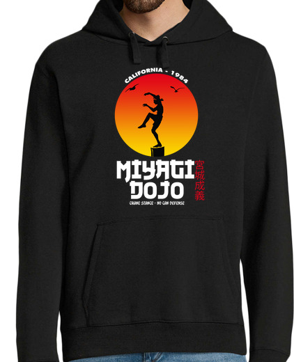 Sweat-shirt À Capuche Pour Homme Miyagi Dojo