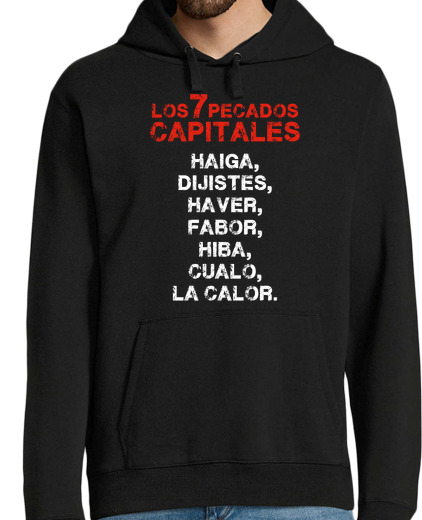 Sweat-shirt À Capuche Pour Homme les 7 péchés capitaux