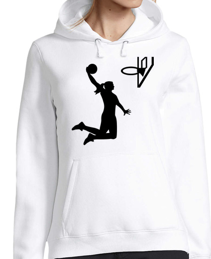 Sweat-shirt À Capuche Pour Femme femme fille de basket