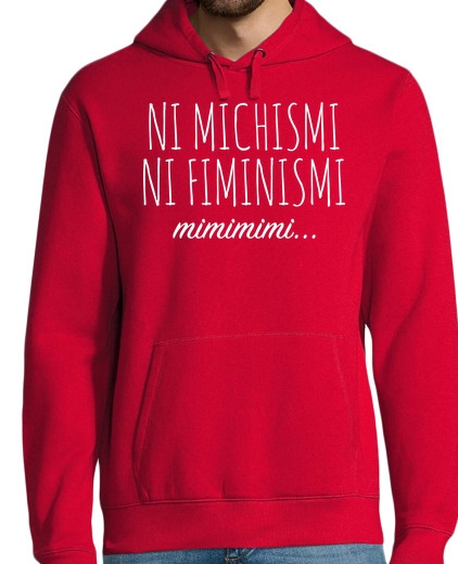 Sweat-shirt À Capuche Pour Homme ni michismi ni fiminismi