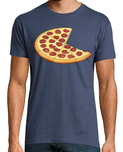 Image of pizza - man, short manga , denim, extra quality