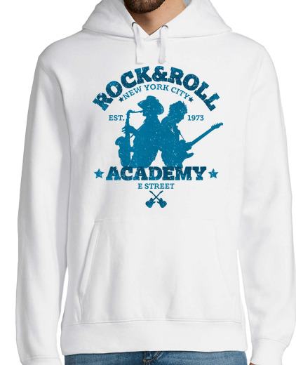 Sweat-shirt À Capuche Pour Homme Académie Rock amp Roll