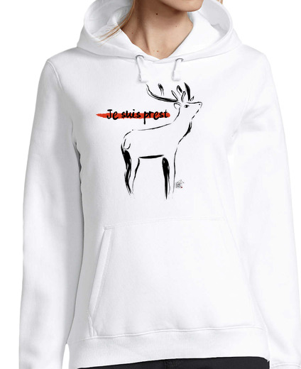 Sweat-shirt À Capuche Pour Femme cerf