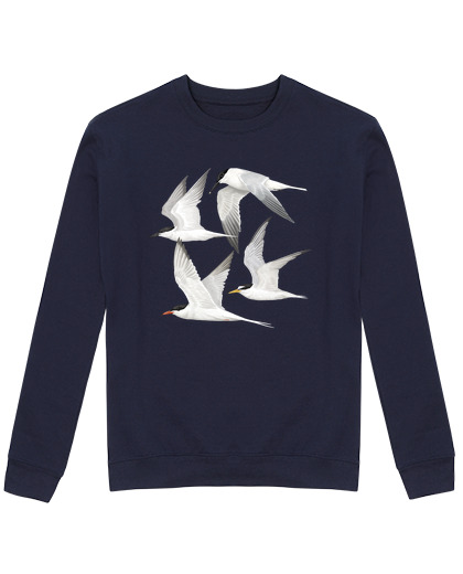 Sweat Unisexe oiseaux de mer 1