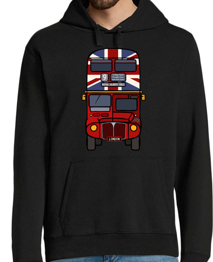 Sweat-shirt À Capuche Pour Homme bus de Londres