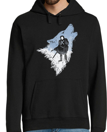 Sweat-shirt À Capuche Pour Homme Jon Snow (jeu de trônes)