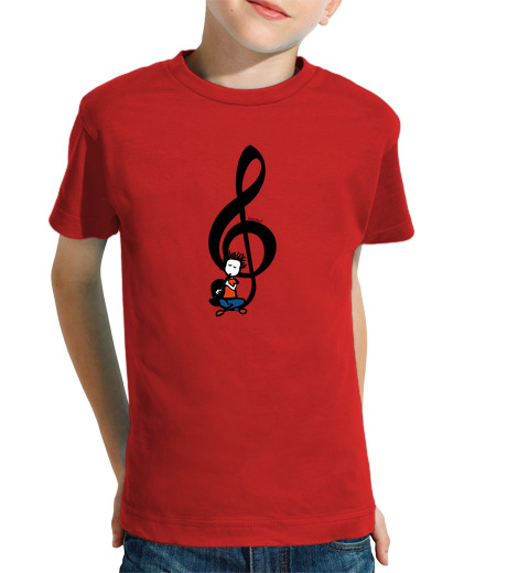 T-shirt bambino manica corta vita del clarinetto