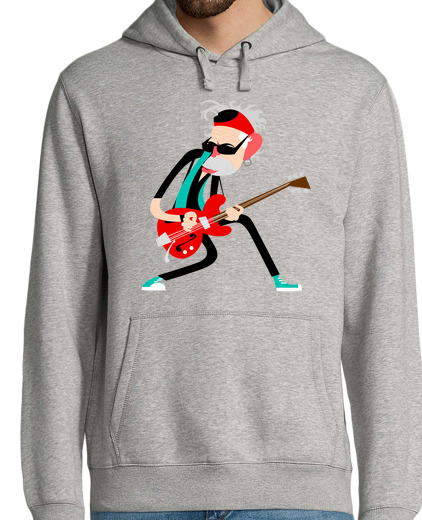 Sweat-shirt À Capuche Pour Homme guitariste