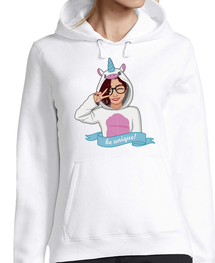 Sweat-shirt À Capuche Pour Femme être unique!