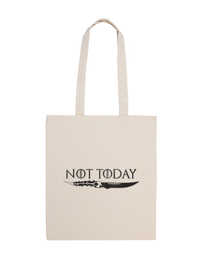 Bolsa De Tela Not Today Negro laTostadora