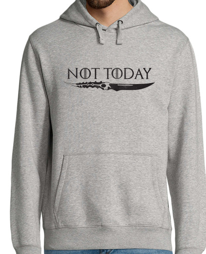 Sweat-shirt À Capuche Pour Homme not au day noir