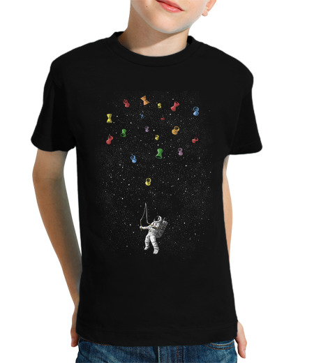 T-shirt bambino manica corta giornobolo spaziale