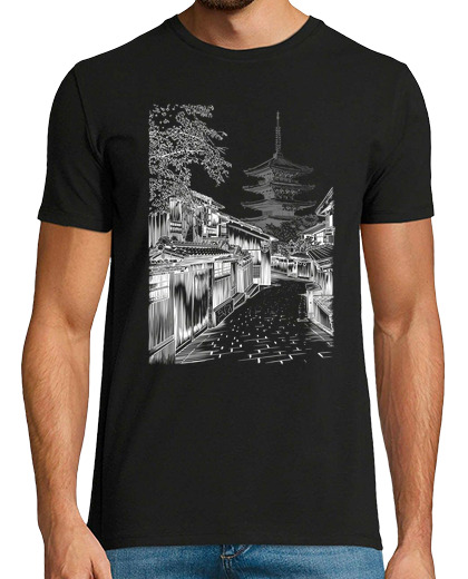Image of japanese street temple