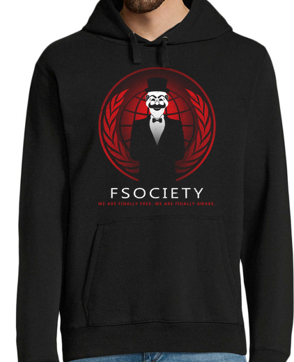 Sweat-shirt À Capuche Pour Homme fsociety - mr robot