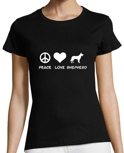 Image of Peace, Love, German Shepherd