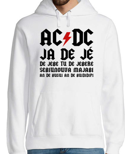 Sweat-shirt À Capuche Pour Homme ac / dc (version aserejé)