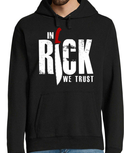 Sweat-shirt À Capuche Pour Homme dans rick nous faisons confiance (les d