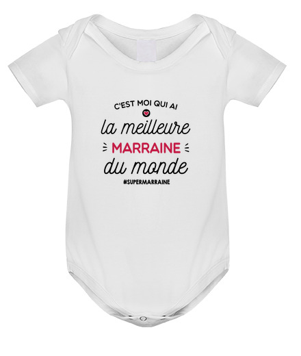 Body Bébé meilleure marraine du monde enfant