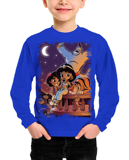 Camiseta Niño Manga Larga tres deseos laTostadora