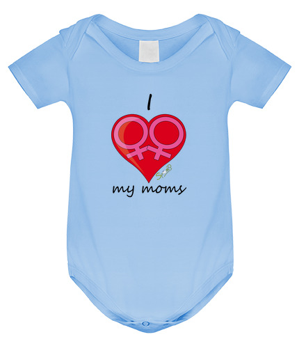 Body neonato i love le mie mamme