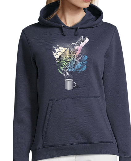 Sweat-shirt À Capuche Pour Femme histoires au café