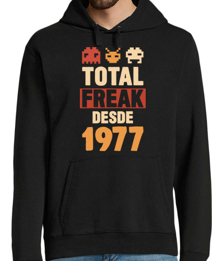 Sweat-shirt À Capuche Pour Homme Total monstre depuis 1977