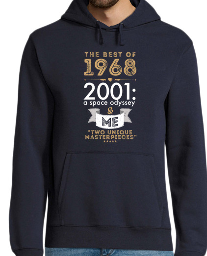 Sweat-shirt À Capuche Pour Homme 1968 2001 amp i