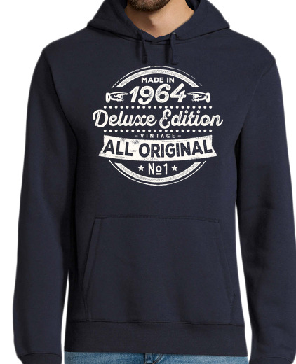 Sweat-shirt À Capuche Pour Homme fabriqué en 1964 édition de luxe