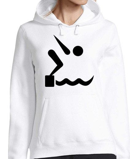 Sweat-shirt À Capuche Pour Femme icône de la natation