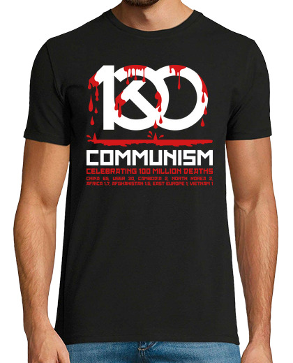 Image of communism, celebrating 100 million deaths