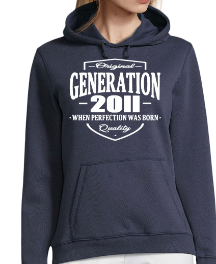 Sweat-shirt À Capuche Pour Femme Génération 2011