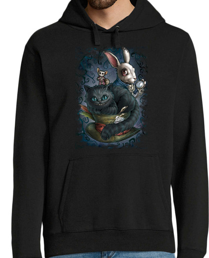 Sweat-shirt À Capuche Pour Homme Cat son Riente