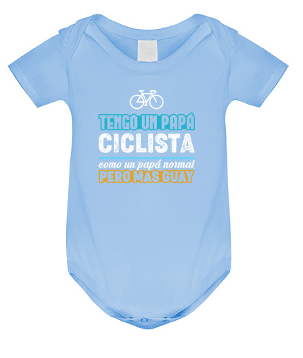 Body neonato Ho un papà ciclista