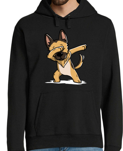 Sweat-shirt À Capuche Pour Homme Chien de berger allemand tamponner!