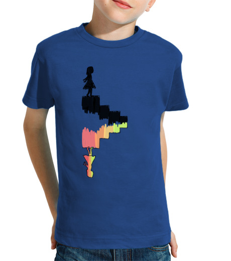 Tee Shirt Pour Enfant Manche Courte reflet