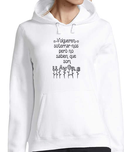 Sweat-shirt À Capuche Pour Femme volgueren nous enterrer