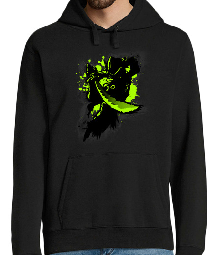 Sweat-shirt À Capuche Pour Homme Genji - le dragon devient moi!