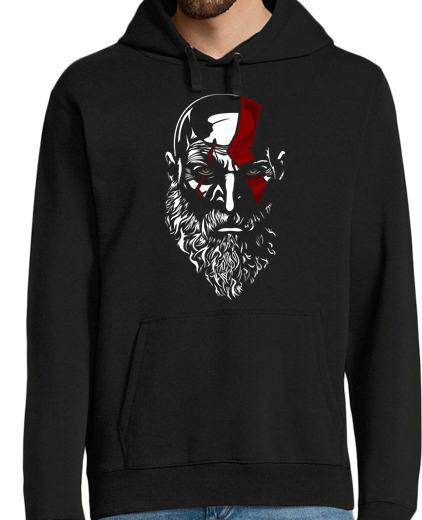 Sweat-shirt À Capuche Pour Homme dieu de la guerre