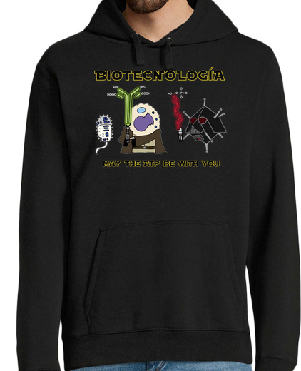 Sweat-shirt À Capuche Pour Homme Guerres des étoiles biotechnologiques (