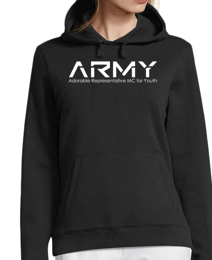 Sweat-shirt À Capuche Pour Femme armée bts