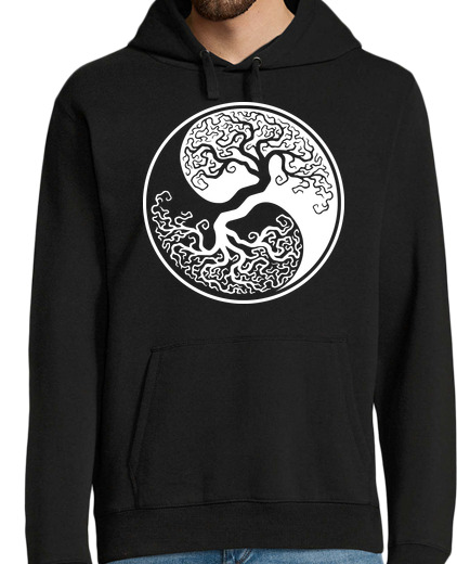 Sweat-shirt À Capuche Pour Homme yggdrasil - arbre du monde (vikings)